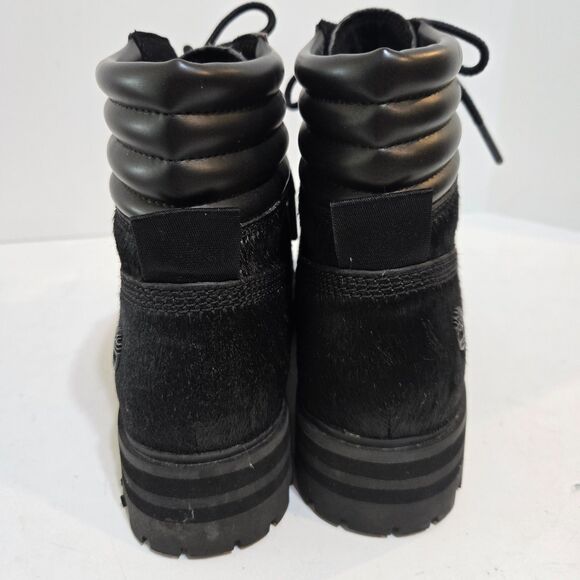 Timberland London Square Mid Hiker Ankle boots Womens Size 7.5/38.5 combat A2GD3 - Picture 5 of 9